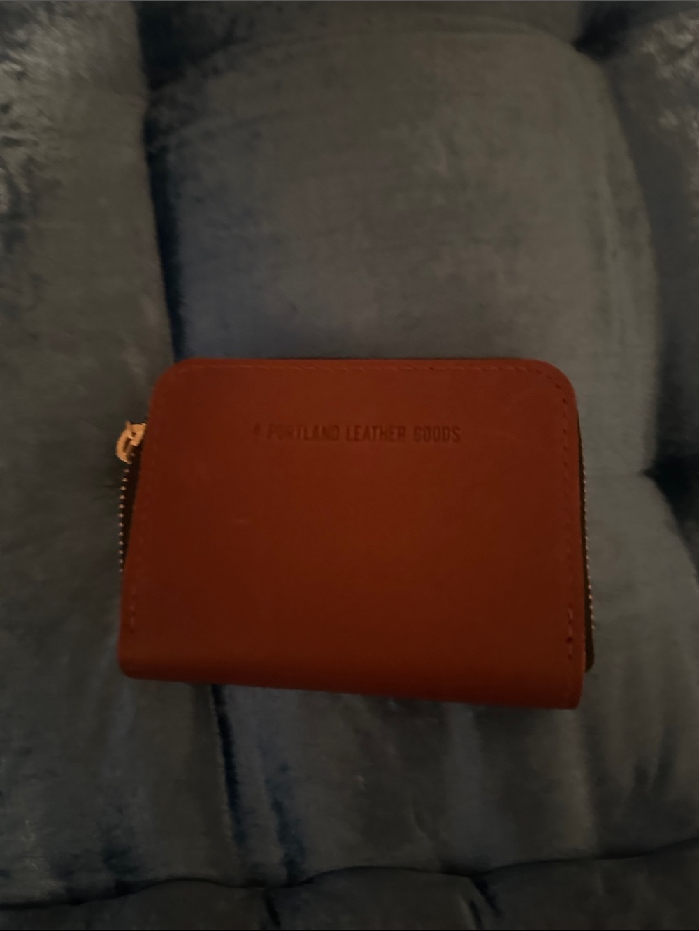 Portland Leather Brown Zip Wallet